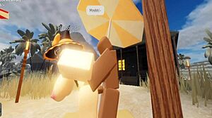 Robloxian Witch Elainaf Takes Rough Black Cock Pounding