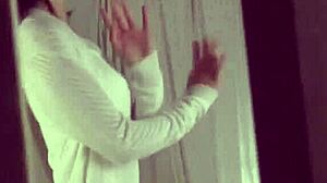 yua ariga's shaved pussy takes hardcore bj and creampie pounding