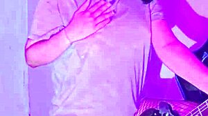 Emo rockera prostitute strips sexy in solo amateur teen softcore tease