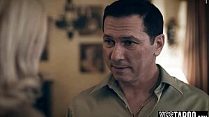 Horny Young Stepson And Mature Stepdad Double-Team Big Tits Milf Stepmom Pov