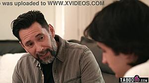 Stepson And Stepdad DP Blindfolded Asian Stepmom After Massage