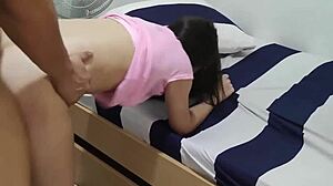 Padrastro Catches Innocent Hijastra TikTok And Pounds Her!