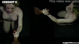 Gloryhole Secrets: Pussy Swallows Cum Tongue Lunch Facial