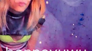 bonneyuwu shakes cute pigtails in sexy white skirt argentina dance 🔥💃