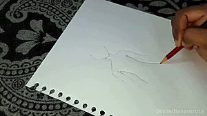 Desi Bhabhi Rubs Pussy Boobs To Nude Painting Orgasm!