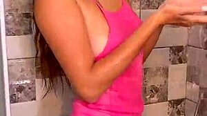 i edge deepthroat in wet shower clothes denying cum