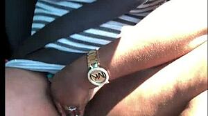 ebony milf's big tits and ass ripped clothes for hardcore car sex tape