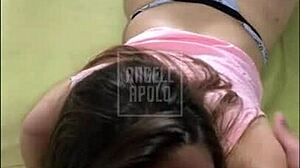 couldn't resist filling that blonde's tight ass with my load