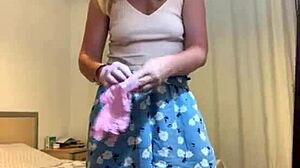 Milf's armpit fetish with heels and trimmed pussy legs