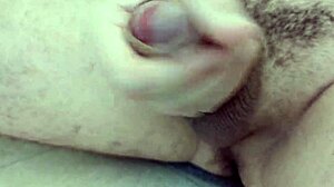 quick solo masturbation close-up in bathroom mirror