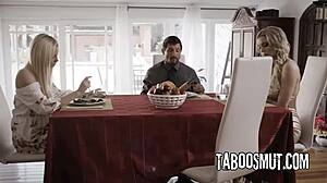 step-daddy interviews kenzie taylor carolina sweets in taboo lingerie casting threesome