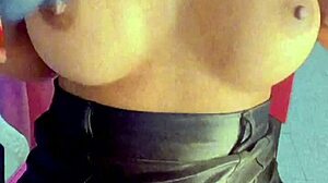 big-titted housewife gets fucked hard in natural tits pussy