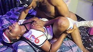 Horny Nurse Fucks Big Cock Monster Patient Bent Over Doggystyle Riding In Hospital Bedroom xxhomealone