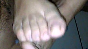 damn those feet milking cock dry