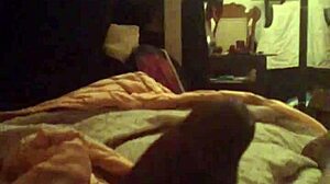shemale strokes big black cock to explosive cumshot solo