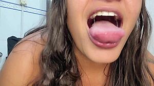 latina lesbian teases big ass pussy on cam for fan orgasms