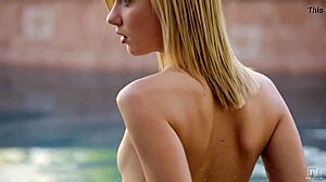 poolside masturbation turns me on so much watching ebony big tits and wet pussy play