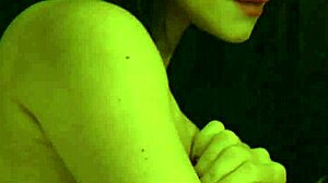 Sensual Big Tits Lesbian Mistress Fingers Submissive Slave to Moaning Bondage Orgasm Domination