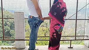 hottest indian homemade outdoor doggy with shaved pussy creampie