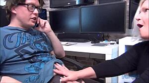 hidden cam catches hot milf lacey starr slurping cock pov homemade