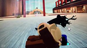 HEADLESS SLUT RIDDEN HARD BY MONSTER COCK CREAMPIE!