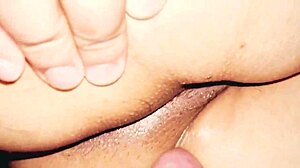 cum deep in aunty's tight wet asian pussy on our shared bed