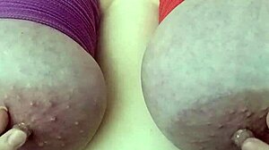 wanna see these bound big natural tits get nipple teased to orgasm?