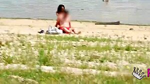 Voyeur catches luna black x on beach ready for public latina pounding by black cock in homemade quickie