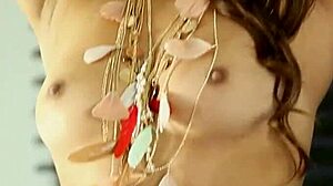 Big Round Ass Milf Model Strips Black Stockings Slowly