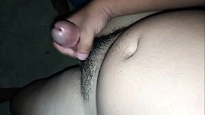 pinoy babe jerks me off post-shower with hot cumshot play