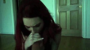 Stepbro blackmails pretty sis into riding cock?