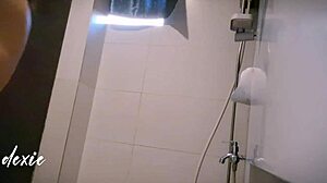 pinay milf's huge natural tits and hairy wet pussy tease you into cumming during solo bedroom play