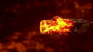 Monika fox's ass gapes wide from double monster cock DAP