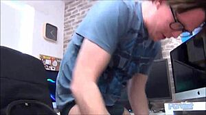 hidden cam catches hot milf lacey starr slurping cock pov homemade