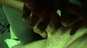Ebony Tits Drenched in Thick Interracial Cumshot Explosion