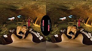 imagine deepthroating brunette in prehistoric cave pov ride