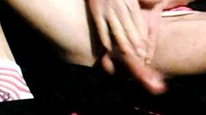 Roommate's Cumshot Soaked Panties in Dorm