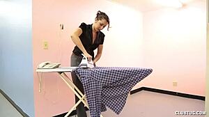 Hot Housewife's Steamy Home Handjob