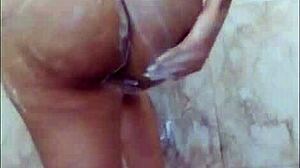 desi babe fingers wet pussy in bathroom dirty talk