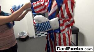 Sexy Dani Fingers Tight Wet Pussy Solo