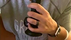 Curvy Babe Masturbates Pussy On Monster Black Cock