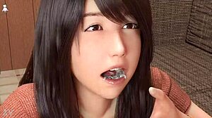 Cute Milf Pro Sucks Cock In Game