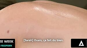 masseuse august skye teases sarah arabic's secret spot with deep fingering french subs