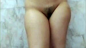 desi babe fingers wet pussy in bathroom dirty talk