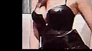 aesthetic girls hike skirts tease leather pussies up close