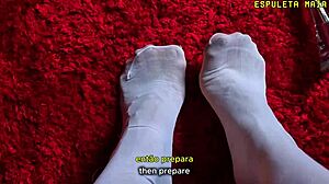 giantess forces tiny man to sniff her brutal massive pussy