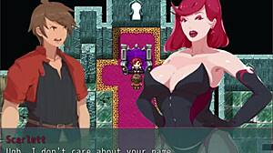 Scarlett tramples tower floor 1 in pantyhose femdom game