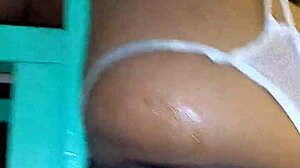 Kitchen closeup shemale anal after cock sucking surprise