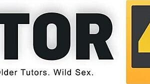 tutor4k. lucky guy skips biology for hot teacher's big tits and blowjob sex