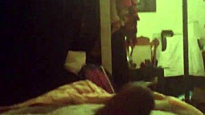 shemale strokes big black cock to explosive cumshot solo